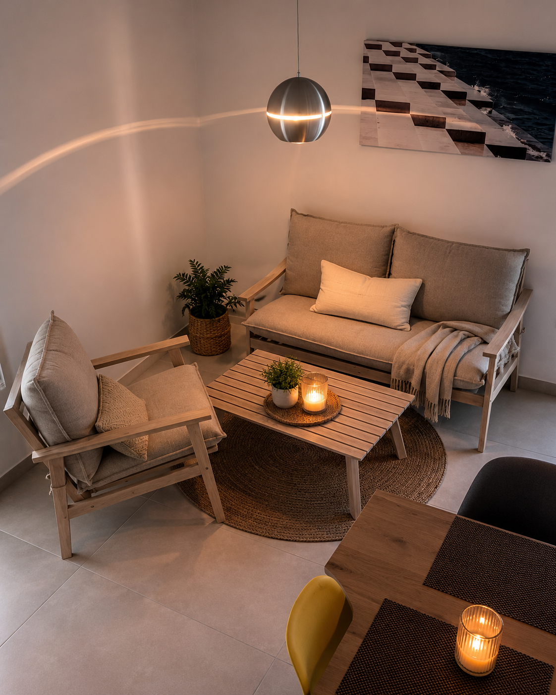 Apartment No3 – Ferienhaus mit Terrasse und Meerblick